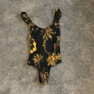 Free people thong backless bodysuit